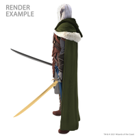 D&D: Full-Sized Drizzt Foam Statue