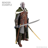 D&D: Full-Sized Drizzt Foam Statue