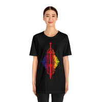 Sunset Ombre Dragon and Sword Shirt