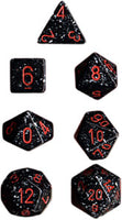 Speckled Polyhedral Space 7-Die Set