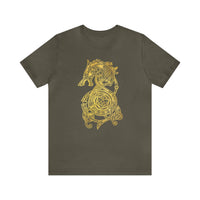 Golden Celtic Dice Dragon Shirt