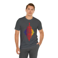 Sunset Ombre Dragon and Sword Shirt