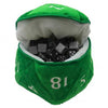 D20 Plush Dice Bag - Green