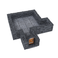 WarLock Tiles: Expansion Pack - 1 in. Dungeon Straight Walls