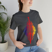 Sunset Ombre Dragon and Sword Shirt