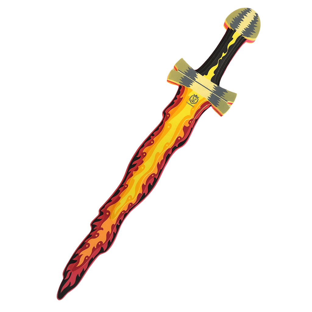 Fantasy Flame Foam Sword