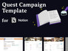 Quest Campaign Template for Notion