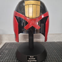 Custom Engraved Helmet Display Stand