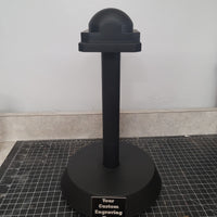 Custom Engraved Helmet Display Stand