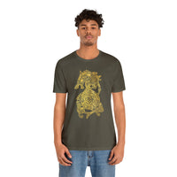 Golden Celtic Dice Dragon Shirt