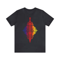 Sunset Ombre Dragon and Sword Shirt