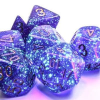 Borealis Polyhedral Royal Purple/Gold Luminary 7-Die Set