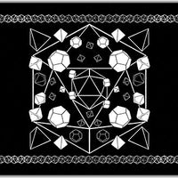 D20 Polyhedral Dice Set Playmat