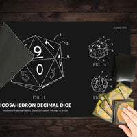 Icosahedron Decimal Dice Playmat