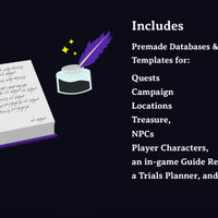 Quest Campaign Template for Notion