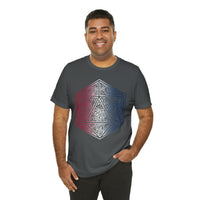 Red, White, and Blue Ombre Ornamental Dice Shirt