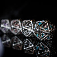 NYCC Exclusive Sterling Silver Dice Set - Blue