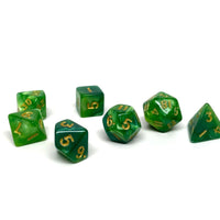 10mm Shamrock Swirl Mini Dice Set