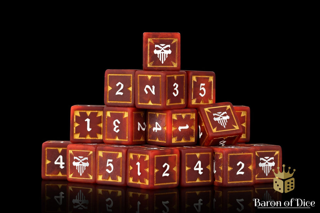 Official BFTBG, Red, 16mm Dice