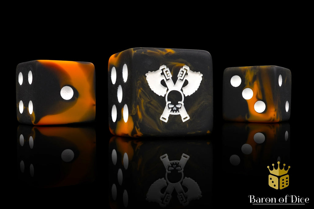 Skull Grinders, Black Lava, Dice