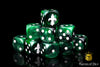 Fleur De Lis Green 16mm Dice