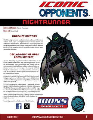 Iconic Opponents: Nightrunner
