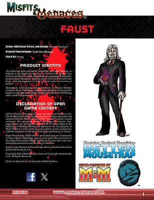 Misfits & Menaces: Faust