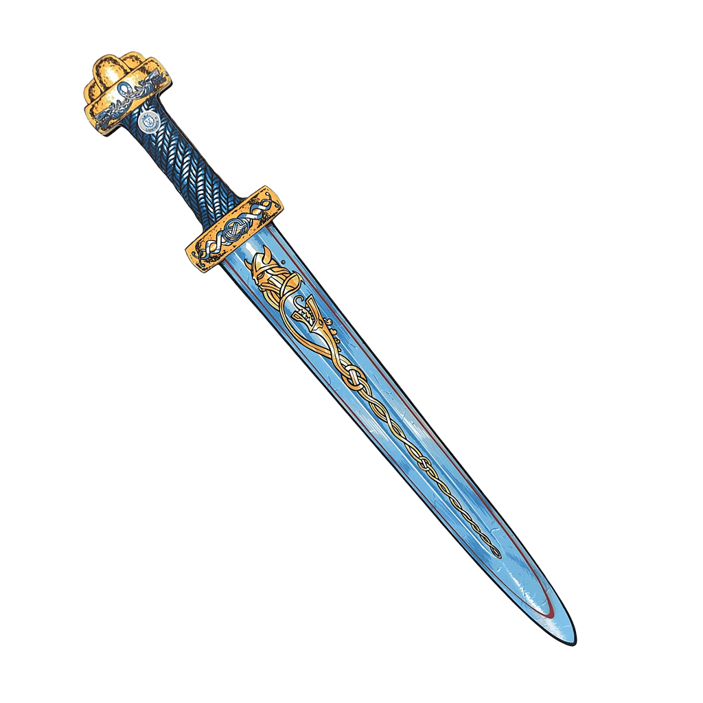 Harald Viking Foam Sword - Blue