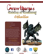 Castles & Crusades Crawthorne's Catalog of Creatures: Cthulhu