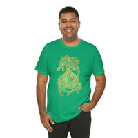 Golden Celtic Dice Dragon Shirt