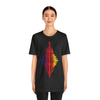 Sunset Ombre Dragon and Sword Shirt