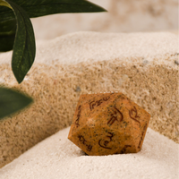 Demotic Limestone 30mm d20 - Dice Around the World Collection