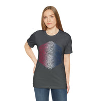 Red, White, and Blue Ombre Ornamental Dice Shirt