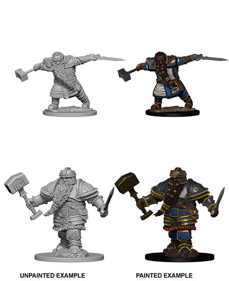 D&D: Nolzur's Marvelous Miniatures - Dwarf Male Fighter