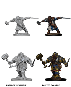 D&D: Nolzur's Marvelous Miniatures - Dwarf Male Fighter