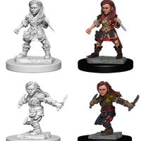 D&D: Nolzur's Marvelous Miniatures - Halfling Female Rogue