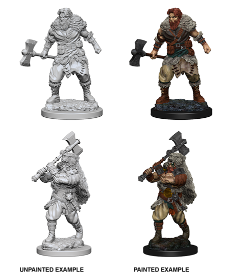 D&D: Nolzur's Marvelous Miniatures - Human Male Barbarian