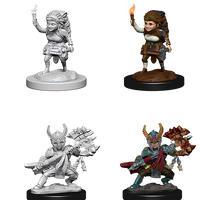 D&D: Nolzur's Marvelous Miniatures - Halfling Female Fighter