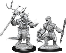 D&D: Nolzur's Marvelous Miniatures - Lizardfolk & Lizardfolk Shaman