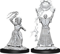 D&D: Nolzur's Marvelous Miniatures - Drow Mage & Drow Priestess