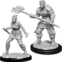 D&D: Nolzur's Marvelous Miniatures - Orc Barbarian Female