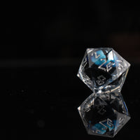 Legacy of Blue Eyes Liquid Core Dice Set - Silver