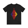 Sunset Ombre Dragon and Sword Shirt