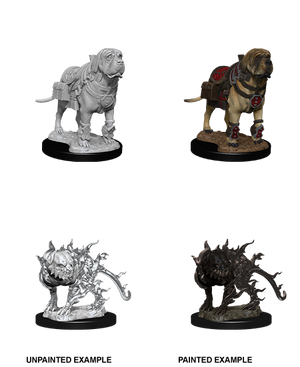 D&D: Nolzur's Marvelous Miniatures - Mastiff & Shadow Mastiff