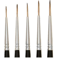 Trekell Legion Synthetic Mongoose Long Handle Artist Brushes For Oil and Acrylic