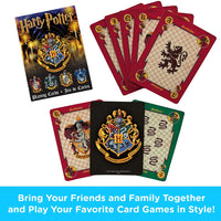 Aquarius Playing Cards: Harry Potter - House Crests