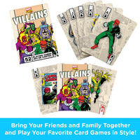 Aquarius Playing Cards: Marvel - Villians Retro