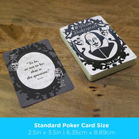 Aquarius Playing Cards: Shakespeare Quotes