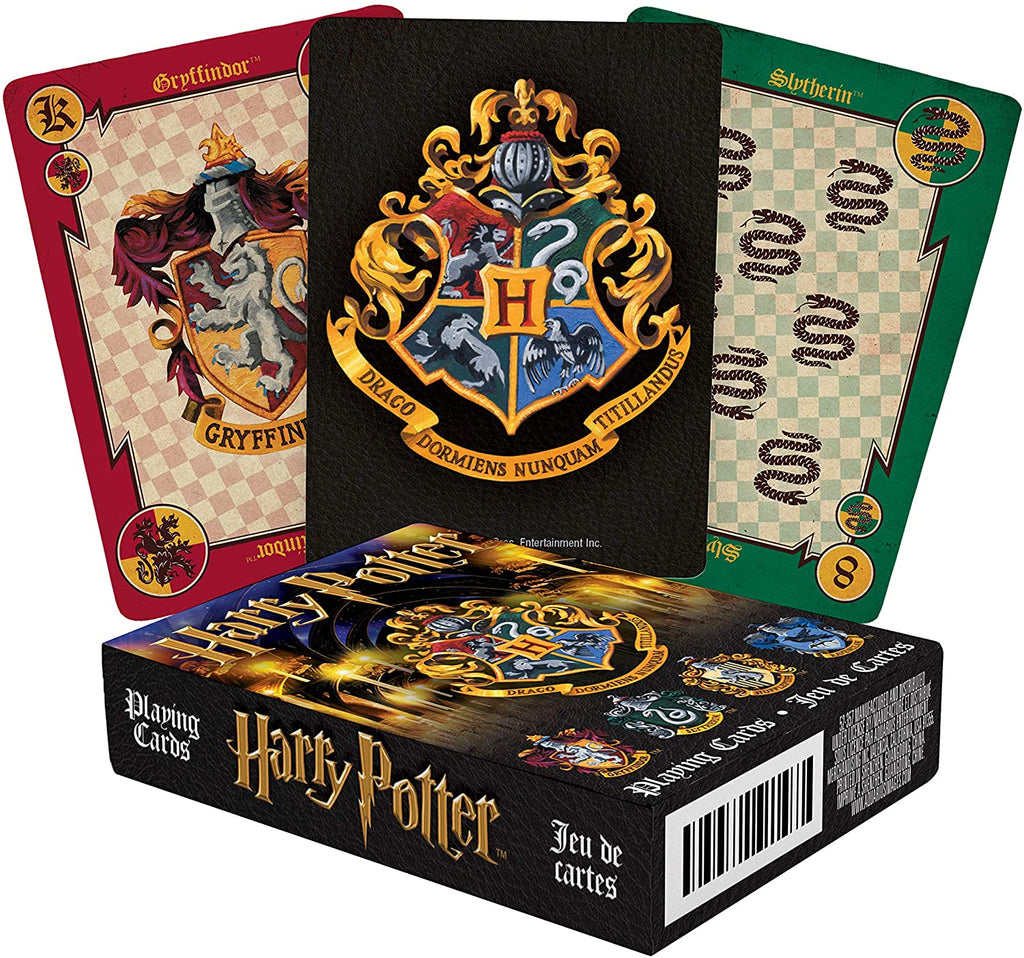 Aquarius Playing Cards: Harry Potter - House Crests