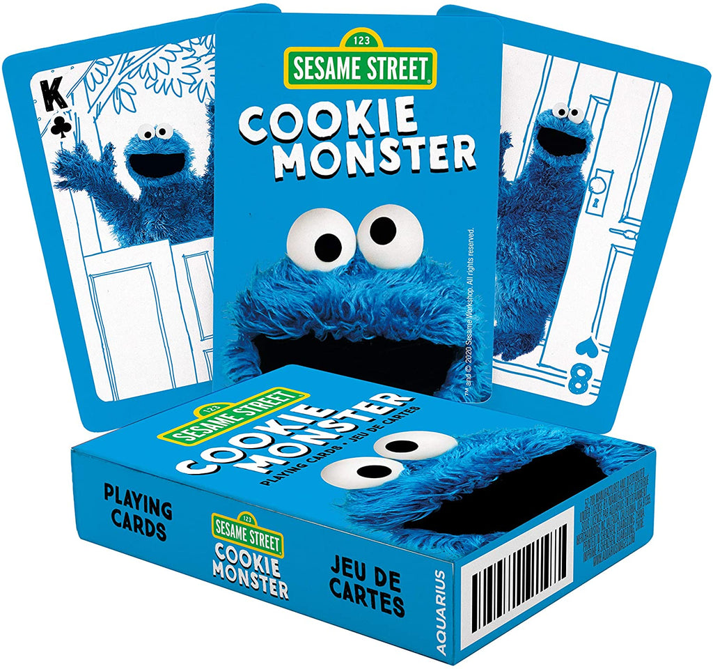 Aquarius Playing Cards: Sesame Street - Cookie Monster